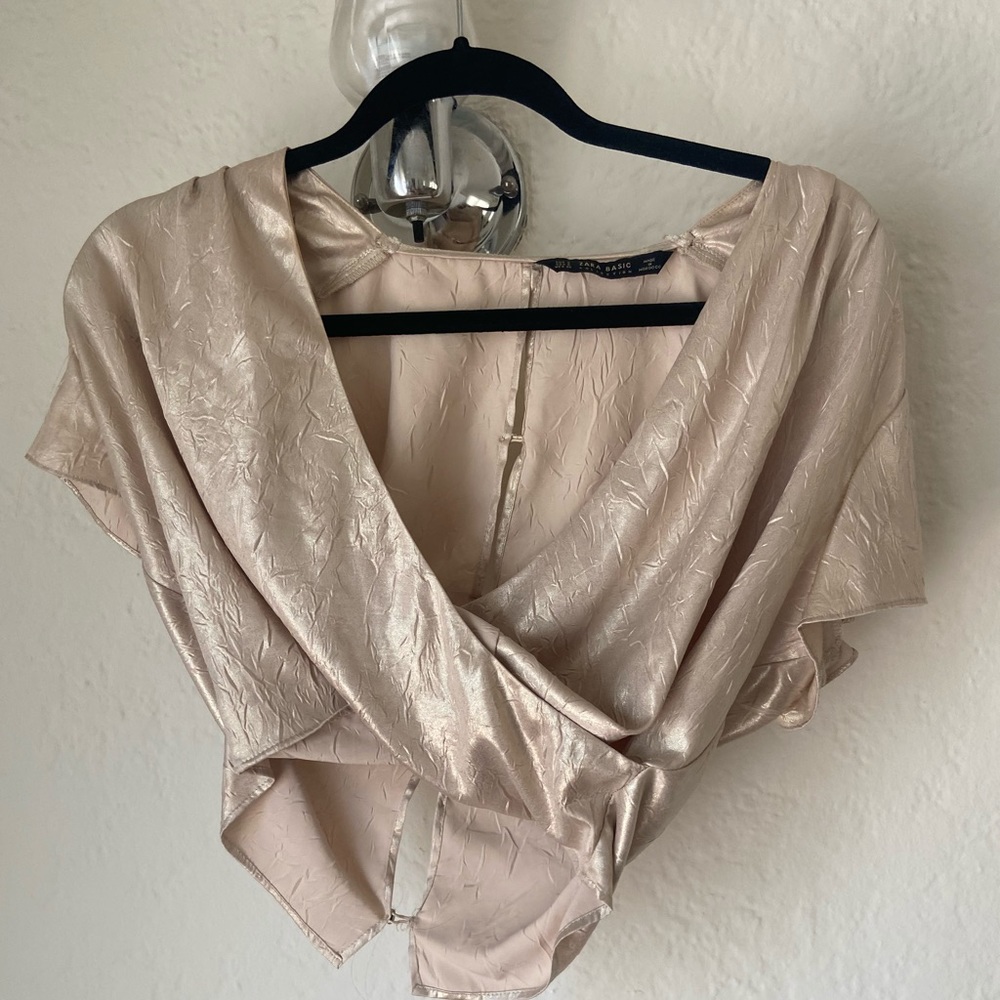 Zara Cross Front Blouse
